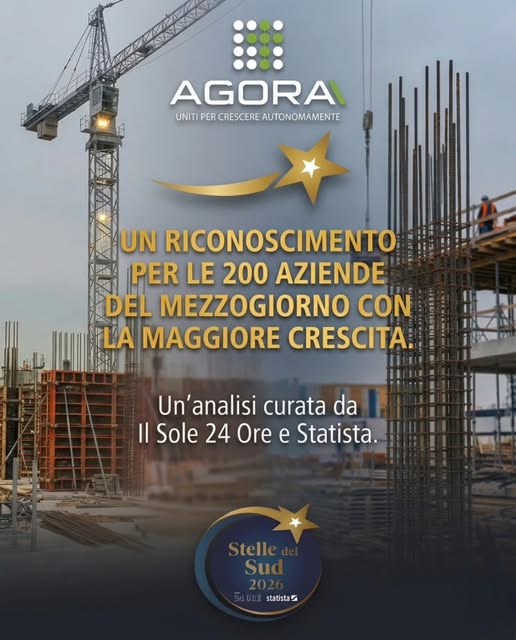Consorzio Stabile Agoraa - Stelle del Sud 2026 - Sole 24 Ore e Statista